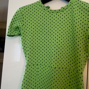 Zara lime green dress